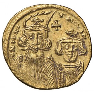 Costante II (641-668) Solido (Costantinopoli) Busti di ...