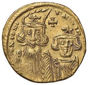 Konstantin II (641-668) Pevný (Konstantinopol) Busty ...