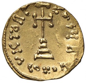 Constantin IV (668-685) plein - Buste casqué tourné vers...