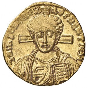 Giustiniano II (secondo regno, 705-711) Solido - Busto ...