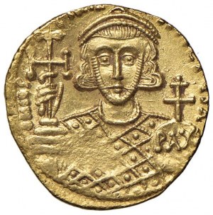 Justinian II (second reign, 705-711) Solid - Bust ...
