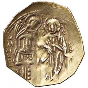 Michele VIII (1261-1282) Hyperpyron - Busto della Vergi...