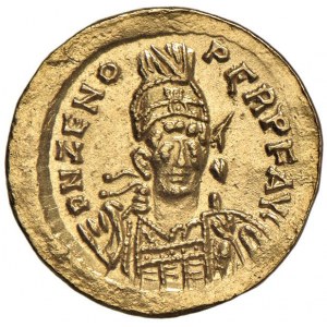 Solido battuto da Odoacre a nome dell'imperatore Zeno (...
