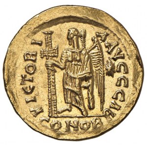 Solido battuto da Odoacre a nome dell'imperatore Zeno (...