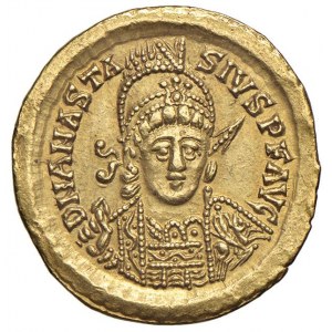 OSTROGOTI Theoderic (493-518) Solido al nome di Anastas...