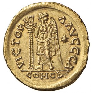 OSTROGOTI Theoderic (493-518) Solido al nome di Anastas...