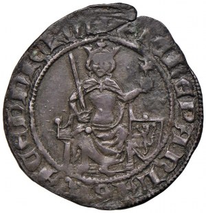 KROCIÁTI Kypr - Petr I. (1359-1369) Grosso - viz Met...
