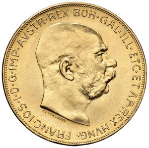 AUSTRIA Franz Joseph II (1848-1916) 100 kronor 19...