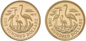 BAHAMAS Elisabetta II (1952-2022) 100 Dollari 1975 - KM...
