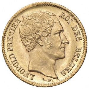 BELGIO Leopoldo I (1831-1865) 10 Franchi 1850 - FR.408,...