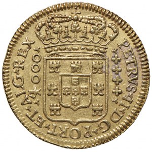 BRASILE Pietro II (1667-1706) 4.000 Reis 1703 - KM 101 ...