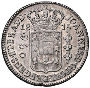 BRAZYLIA Joao VI (1799-1816) 960 Reis 1815 - KM 307 AG (...