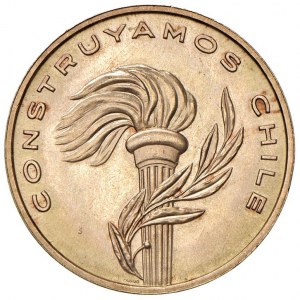 CILE Medaglia s.d. (1975) Construyamos Chile - AU (g 10...