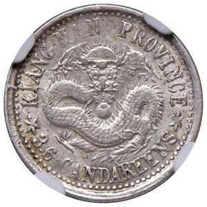 CHINA Kiangnan - 5 Cents 1900 - L&M 236 AG In slab NGC A...
