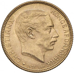 DANIMARCA Christian X (1912-1947) 20 Kroner 1915 VBP - ...