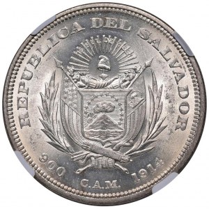EL SALVADOR Peso 1914 C.A.M. - KM 115 AG Conservazione ...