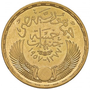 EGYPT 5 liber 1377 (1957) - KM 388; Fr. 39 AU (g 42,4...