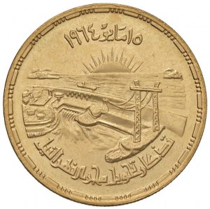 EGYPT 5 Pounds 1384 (1964) - KM 408; Fr. 47 AU (g 26.0...