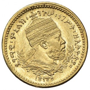 ETIOPIA Menelik II (1889-1913) Półwark 1889 (1897) -...