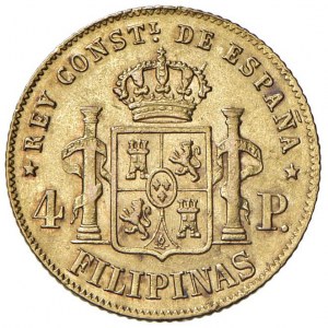PHILIPPINES Alfonso XII (1874-1885) 4 Pesos 1882 - Fr. 4 ...
