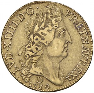 FRANCE Louis XIV (1643-1715) Double Louis d'Or 1710 D...