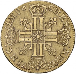 FRANCE Louis XIV (1643-1715) Double Louis d'Or 1710 D...