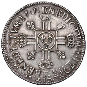 FRANCIA Luigi XIV (1643-1715) Ecu 1704 (?) K - KM 360; ...