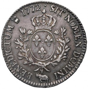 FRANCIA Luigi XV (1715-1774) Ecu 1772 Pau - KM 518; Gad...