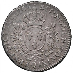 FRANCIA Luigi XV (1715-1774) Mezzo Ecu 1765 Q Perpignan...
