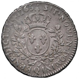 FRANCE Louis XV (1715-1774) Ecu half 1765 Q Perpignan...
