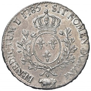 FRANCIA Luigi XVI (1774-1793) Ecu 1785 Pau - KM 572; Ga...