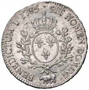 FRANCIA Luigi XVI (1774-1793) Ecu 1785 Pau - KM 572; Ga...