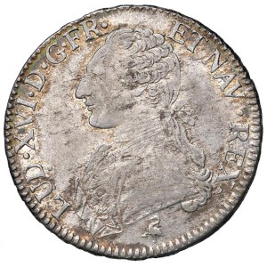 FRANCE Louis XVI (1774-1792) Ecu 1789 A - KM 564.1, G...