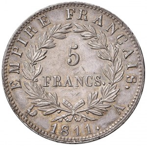 FRANCIE Napoleon (1804-1814) 5 franků 1811 A - Gad. 5...