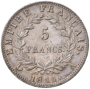 FRANCE Napoleon (1804-1814) 5 Francs 1811 A - Gad. 5...