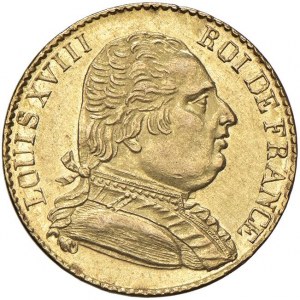 FRANCE Louis XVIII (1814-1824) 20 Francs 1815 R - KM ...