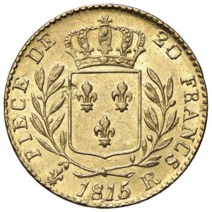 FRANCIA Luigi XVIII (1814-1824) 20 Franchi 1815 R - KM ...