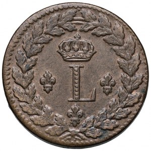 FRANCIA Luigi XVIII (1814-1824) Decime 1815 BB - KM 701...