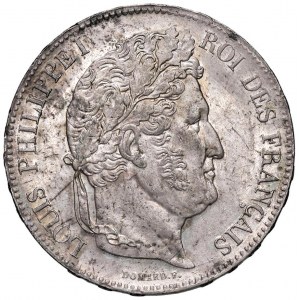 FRANCIA Luigi Filippo I (1830-1848) 5 Franchi 1837 W - ...