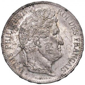 FRANCE Louis Philippe I (1830-1848) 5 Francs 1837 W - ...
