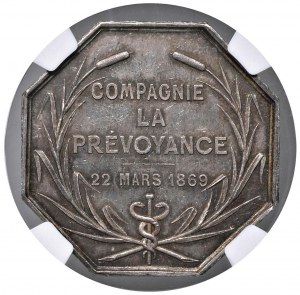 FRANCE Token 1869 Assurances Compagnie La Prévoyance...