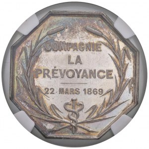 FRANCE Token 1869 Assurances Compagnie La Prévoyance...