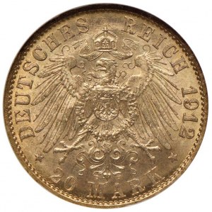 GERMANY Prussia - Wilhelm II (1888-1918) 20 Marks 1...