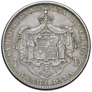 HAWAII Kalakaua I (1874-1891) Dollar 1883 - KM 7 AG (g...