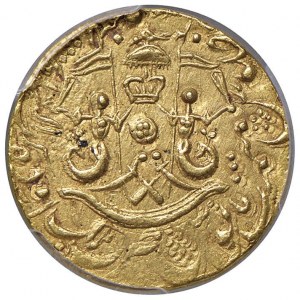 INDE Royaume d'Awadh - Wajid Ali (1847-1856) Ashrafi 12...