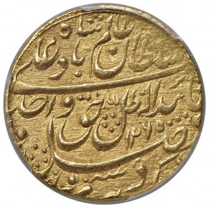 INDE Royaume d'Awadh - Wajid Ali (1847-1856) Ashrafi 12...