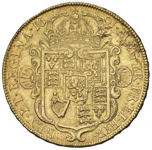 ANGLETERRE William et Mary (1688-1694) 5 Guinées 169...