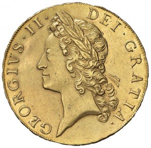 ANGLETERRE George II (1727-1760) 5 Guinées 1741 - Fr....