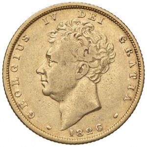 ENGLAND George IV (1820-1830) Sterling 1826 - Fr. ...