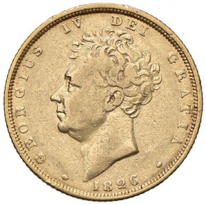 ENGLAND George IV (1820-1830) Sterling 1826 - Fr. ...